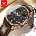 Classic Leather Strap Dress Watch
