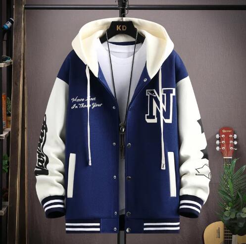 Hooded Varsity Jacket
