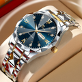 Diamond-Face Waterproof Quartz Watch