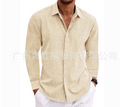 Linen Long-Sleeve Casual Shirt