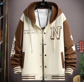 Hooded Varsity Jacket