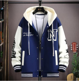Hooded Varsity Jacket