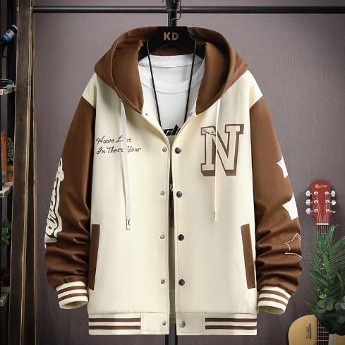 Hooded Varsity Jacket
