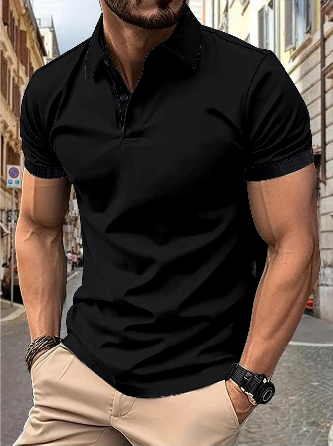 Essential Black Polo Shirt