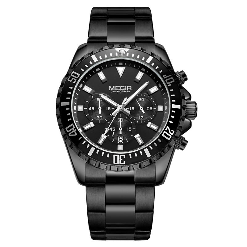 Chronograph Steel Sports Watch