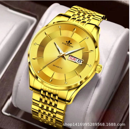 Classic Steel Dual-Calendar Watch