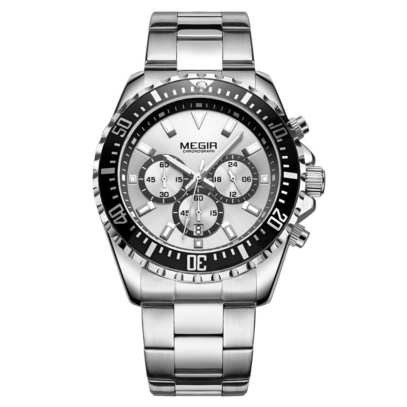 Chronograph Steel Sports Watch